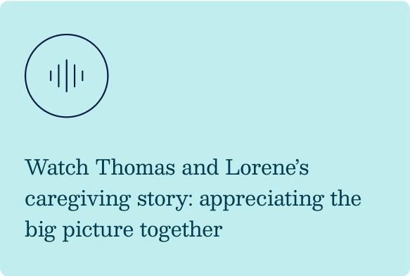 Thomas and Lorene's caregiving story media post